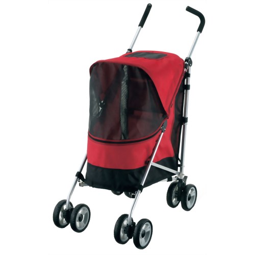 リッチェル ペットバギーラコット レッドペット用カート・バギー　コンパクト収納　スリムな幅32cm 【SS10P02dec12】