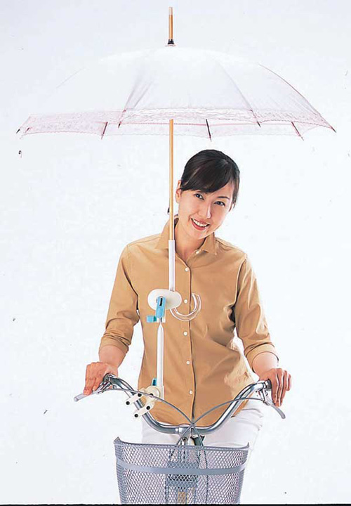 自転車用かさ取り付け器具 ママの木かげ＜メーカー直送商品につき代引きご利用不可＞