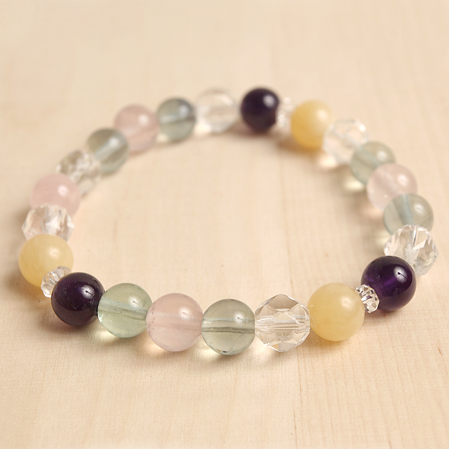 【パワーストーン　天然石　アクセサリー　デザイン　ジュエリー】【恋愛運】Attracting Love天然石コンビブレスレット/パワーストーン