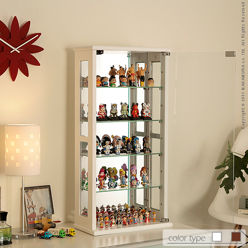 【送料無料】（インテリア　家具　デザイナーズ）　コレクションケース Colete〔コレテ〕 高さ80cm＜代引きご利用不可＞＜配送時間帯「20時～21時」は指定できません＞