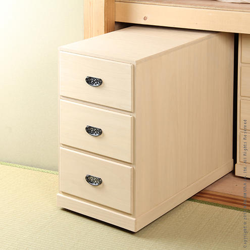 【送料無料】（インテリア　家具　デザイナーズ）　総桐押入れたんす Jubei〔じゅうべい〕 スリム3段＜代引きご利用不可＞＜配送時間帯「20時～21時」は指定できません＞