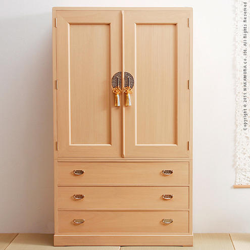 【送料無料】【開梱設置無料】（インテリア　家具　デザイナーズ）　総桐衣装箪笥 暁〔あかつき〕 大＜代引きご利用不可＞＜配送時間帯「20時～21時」は指定できません＞