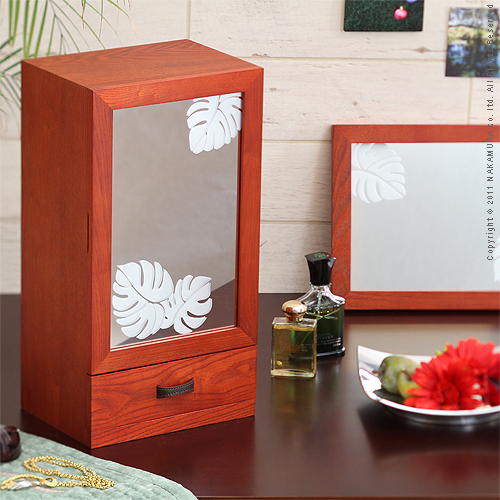 【送料無料】（インテリア　家具　デザイナーズ）　サンドブラスト雑貨Alani〔アラニ〕ジュエリーボックス＜代引きご利用不可＞＜配送時間帯は午前・午後（１７時まで）のみ＞