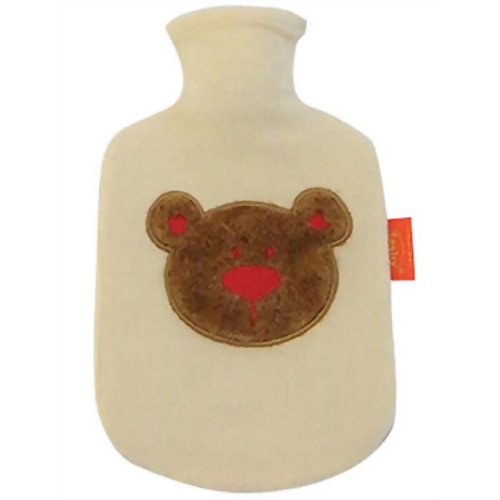 Fashy(ファシー) フリース湯たんぽ チャイルド くまアップリケ オフホワイト　【フリーマム】