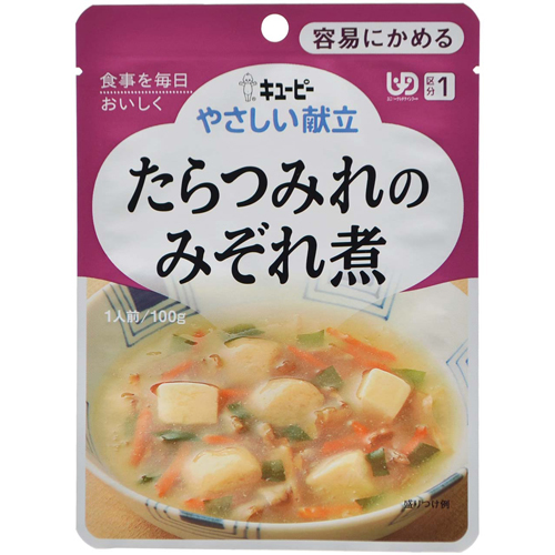 キユーピー やさしい献立 たらつみれのみぞれ煮 1人前/100g (区分1/容易にかめる)【キユーピー】