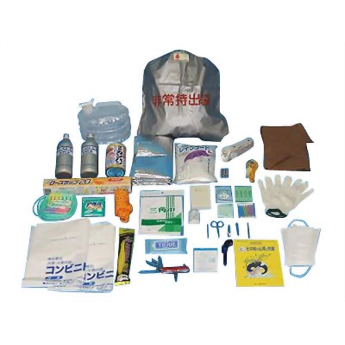［防災の日］【非常用持ちだし袋】 これだけあれば安心防災28点セット 【シナジー・インターナショナル】