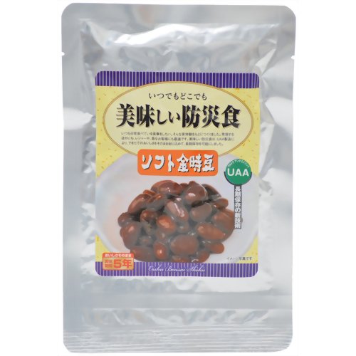 ［防災の日］【防災用品・防災グッズ】美味しい防災食 ソフト金時豆 80g【アルファフーズ】