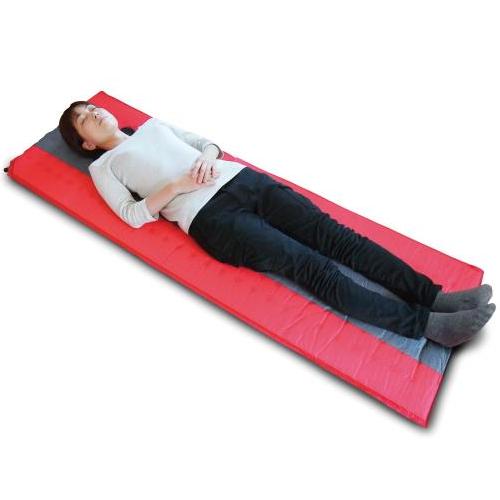 ［防災の日］【防災用品・防災グッズ】EX.自動膨張マットレスS レッド EXDFIM （バッグ付）EXODUS　自動膨張マットレス　レッド