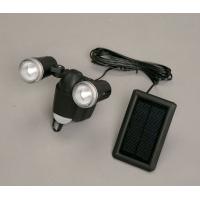 【節電グッズ】【ソーラーライト　 防犯 LEDライト 　LED 　ガーデンライト ソーラー 外灯　屋外】アイリスオーヤマ　ソーラー式LEDセンサーライト　黒　SSL-1TS