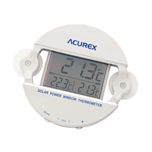 ソーラー室外温度計 ホワイト 【メテックス】
