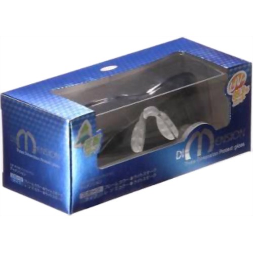 【花粉対策メガネ】花粉・紫外線プロテクトグラス ディメンション スポーツタイプ スモーク(花粉用メガネ) 【興和】