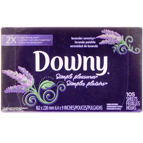 ダウニー シート シンプルプレジャー ラベンダーセレニティ 105枚【ダウニー(Downy)】＜柔軟剤 液体柔軟剤＞
