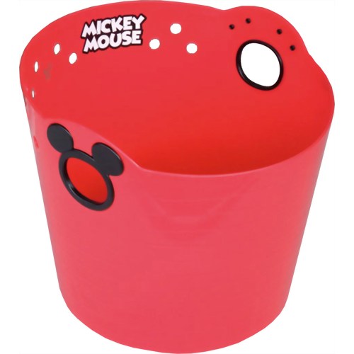 ミッキーマウス やわらかバケツ R36 レッド 24L 【錦化成】