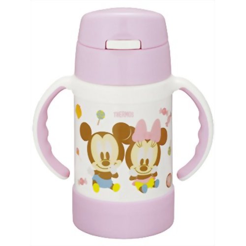 サーモス 真空断熱ストローマグ 0.28L ディズニーベビー ピンク FEC-280DS P 【サーモス(THERMOS)】