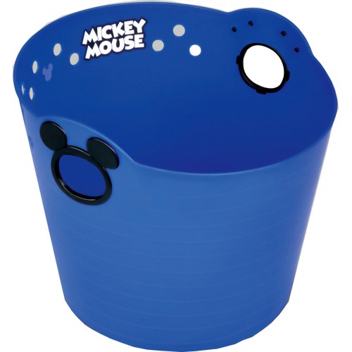 ミッキーマウス やわらかバケツ R36 ブルー 24L 【錦化成】