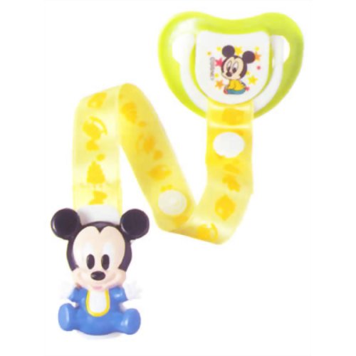 おしゃぶりホルダー ベビーミッキー 【ピジョン】