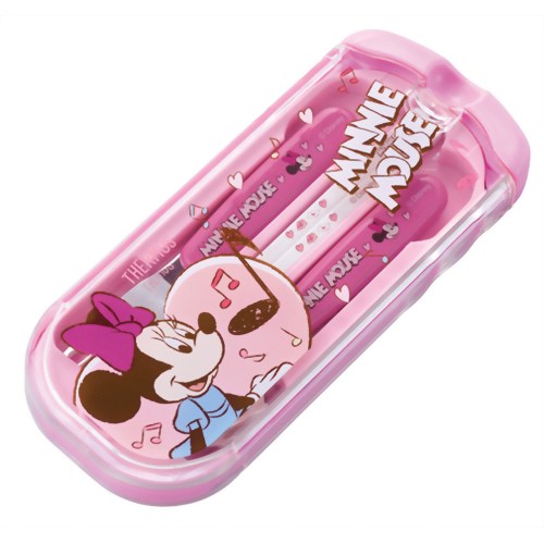 サーモス ランチトリオセット ディズニー ミニー スプーン・フォーク・ハシ ピンク CPD-165DS P 【サーモス】