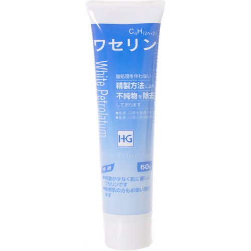 【靴ずれ予防にも！】大洋製薬 ワセリンHGチューブ 60g