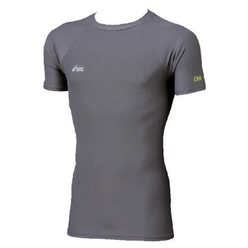 インナーマッスル(肩バランスUPアンダー)メンズTシャツ チャコールO XG200193 【アシックス】