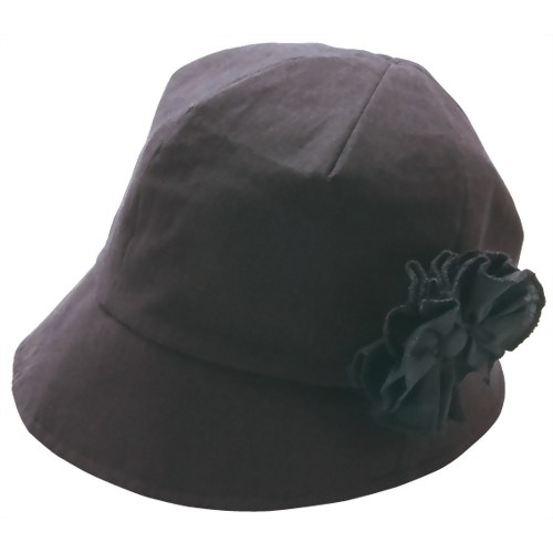 小顔UV帽子 ブラック 【アルファックス】