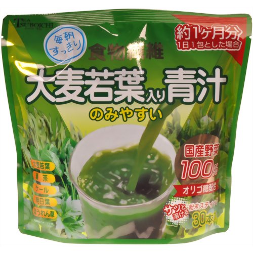 大麦若葉入り青汁 3g×30包【つぼ市製茶本舗】