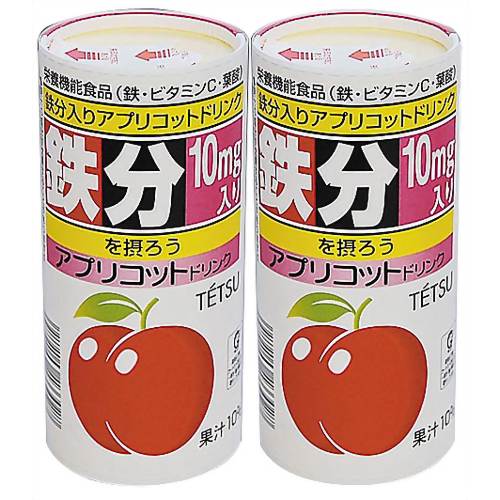 【ケース販売】TETSU(鉄)アプリコットドリンク 210g*30本［森食品工業］