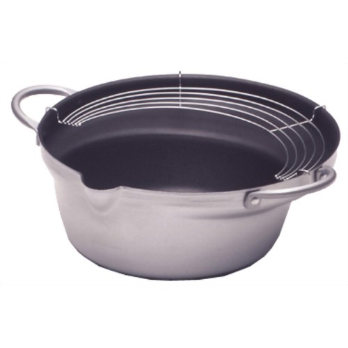 クロワッサン スコア 揚げ鍋 25cm アミ付 CRS-25T 【エポラス】