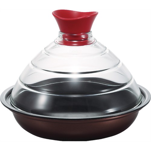 ハリオ スチームタジン鍋IH TND-200IHBRD ベリーレッド