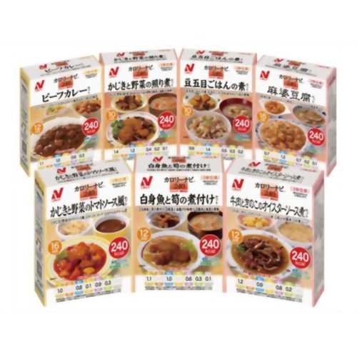 カロリー調整　カロリーコントロール食【ケース販売】カロリーナビ 7食セット 240kcal【ニチレイフーズ】［レトルト食品］ 【SS10P02dec12】