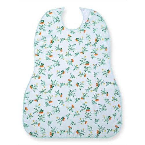 食事用エプロン 403700 アイスブルー　【フットマーク】