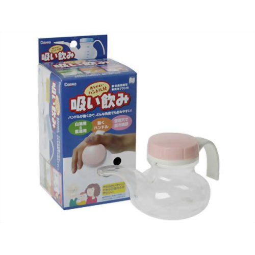 Daiwa ハンドル付き吸い飲み ピンク 【台和】