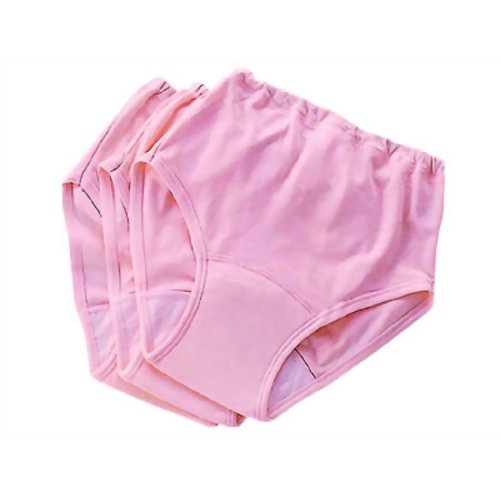 吸水パンツ 女性用 3枚組 ピーチ M　【秀英産業】