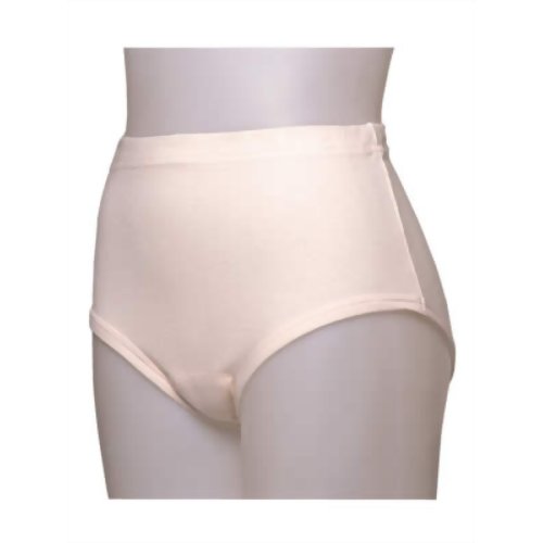 元気いきいき 軽失禁用吸水ショーツ 身生地綿100%タイプ(L)白　【片倉工業】