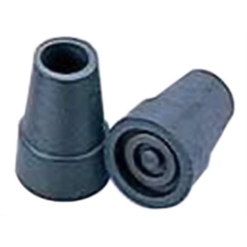 杖先ゴム 伸縮・折リタタミ 直径17mm 黒 2個組 【赤井】