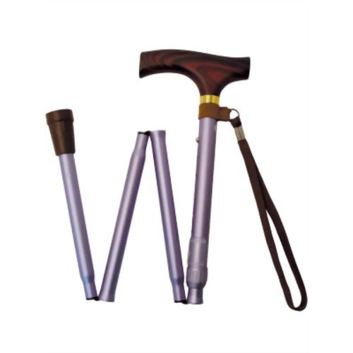 おでかけメイト エコット 折りたたみステッキ ML-6021 パープル 【モリト】