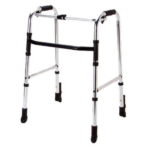 アルミ製歩行器 HK-110(固定型) 前輪固定キャスター付　【マキライフテック】