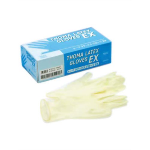 トーマラテックス手袋EX M 100枚入　【宇都宮製作】