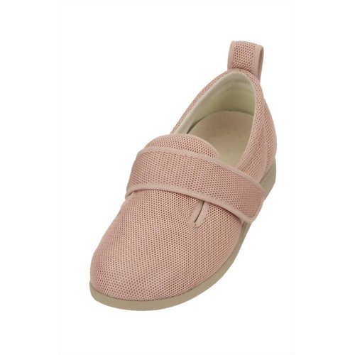 あゆみシューズ ダブルマジックII メッシュ ピンク 1047 (右足用) S 【徳武産業】