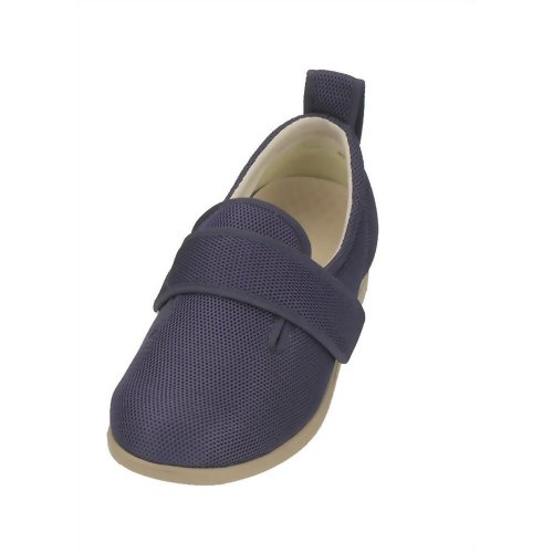 あゆみシューズ ダブルマジックII メッシュ 紫 1047 (左足用) S 【徳武産業】