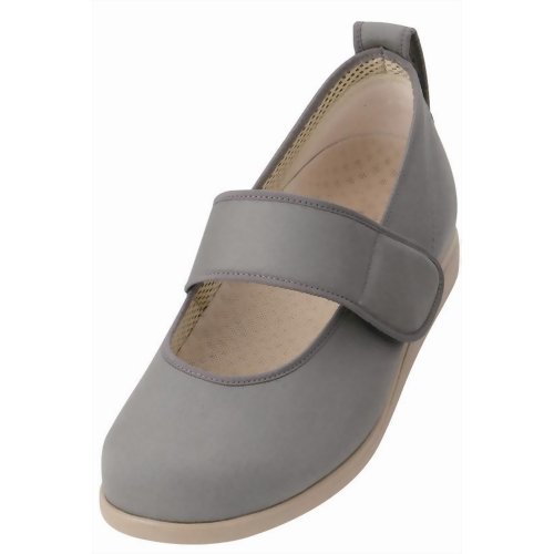 あゆみシューズ マジックバンドIII グレー1031 (左足用) 3L 【徳武産業】