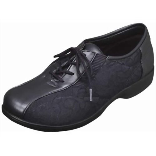 らくらくL007 ブラック 23.5cm 【ムーンスター】