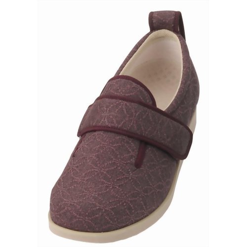 あゆみシューズ ダブルマジックII雅 (右足用) あずき 1027 M 【徳武産業】