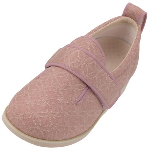 あゆみシューズ ダブルマジックII雅 (左足用) ピンク 1027 L 【徳武産業】