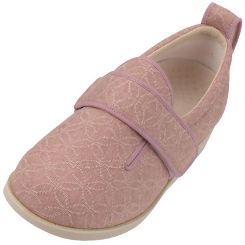 あゆみシューズ ダブルマジックII雅 (左足用) ピンク 1027 3L 【徳武産業】