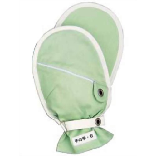 フドーてぶくろ ファスナー付 グリーン M 105793　【竹虎ヒューマンケア】