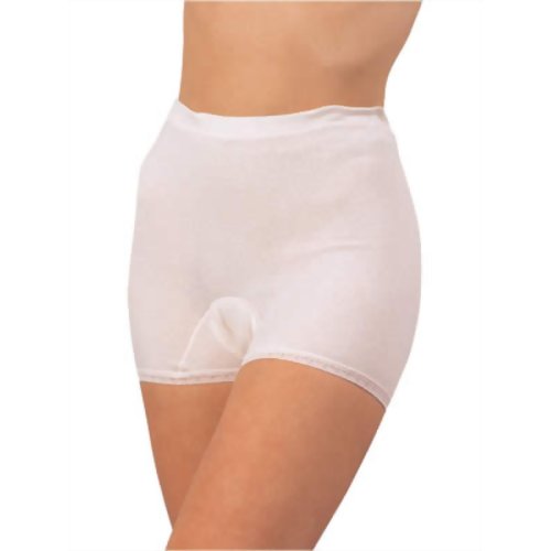 元気いきいき 軽失禁用吸水ズロース 身生地綿100%タイプ(L)白　【片倉工業】