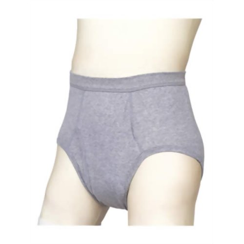 元気いきいき 軽失禁用吸水ブリーフ(M)杢グレー　【片倉工業】