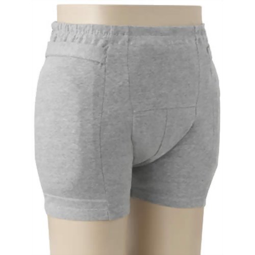 ラ・クッションパンツ男性用 (パンツのみ) グレー L 3904 【日本エンゼル】