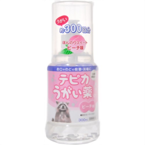 テピカうがい薬CP ピーチ味 300ml 【健栄製薬】