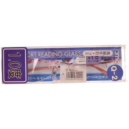 高級快読メガネ2 RQ-02-10 (1.0度) 【ジェーシー】